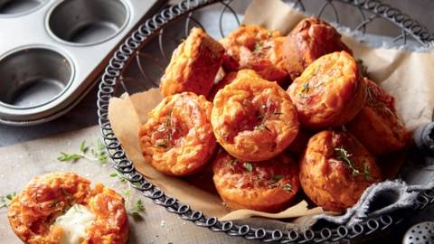 Muffins tomate-mozzarella