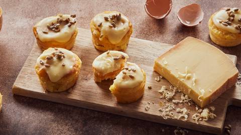 Muffins butternut et crème de comté