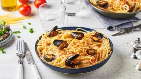 Spaghetti aux moules