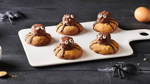 Cookies araignées d'Halloween