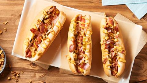 Hot dog au bacon facile et rapide