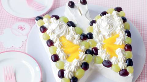 Gâteau papillon aux fruits
