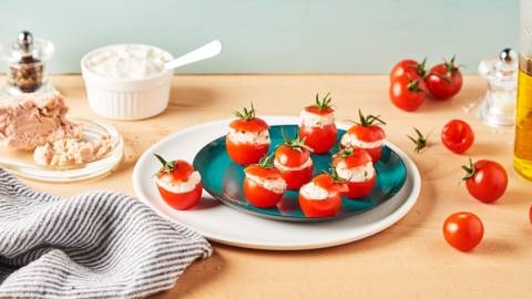 Mini tomates farcies au thon