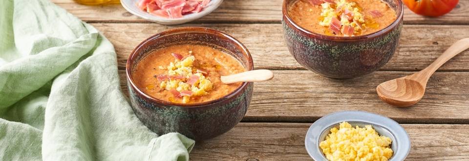 Soupe froide à la tomate - Salmorejo