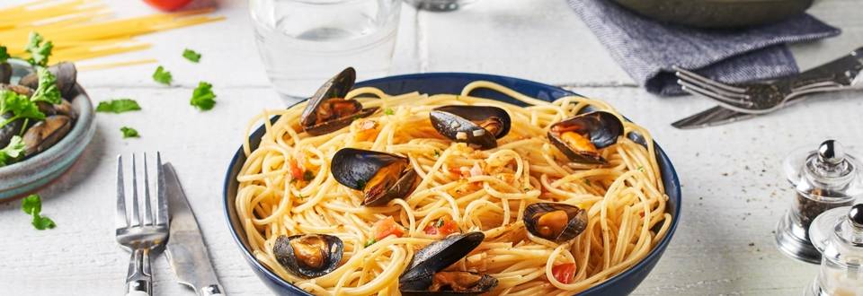 Spaghetti aux moules