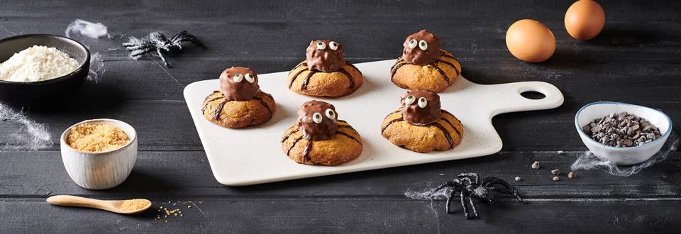 Cookies araignées d'Halloween