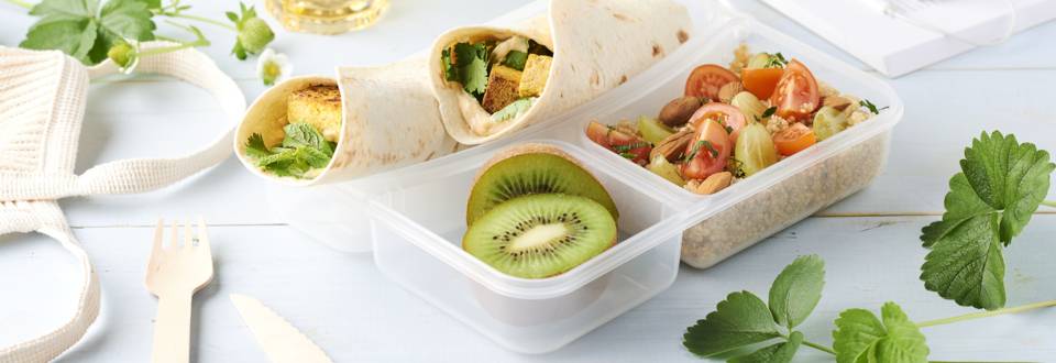 Lunch box vegan