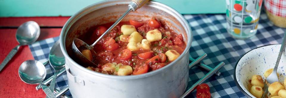 Soupe de tomates aux gnocchi