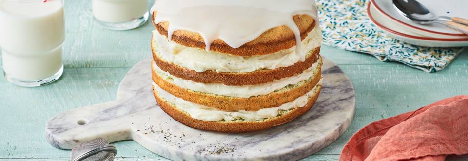 Matcha layer cake