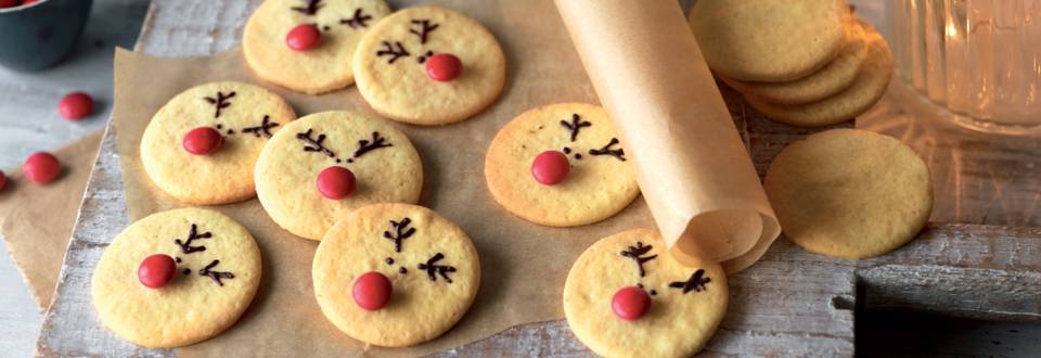 Biscuits rennes de Noël